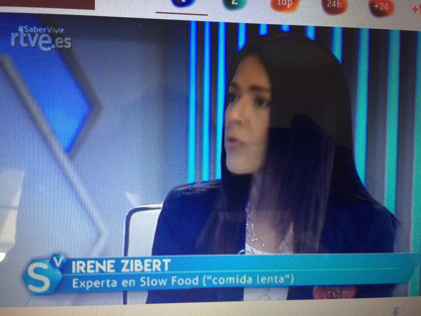 Irene Zibert Saber Vivir Slow Food RTVE